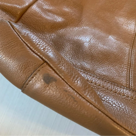 Coach Park North South Leather Tote Bag - Picture 7 of 11